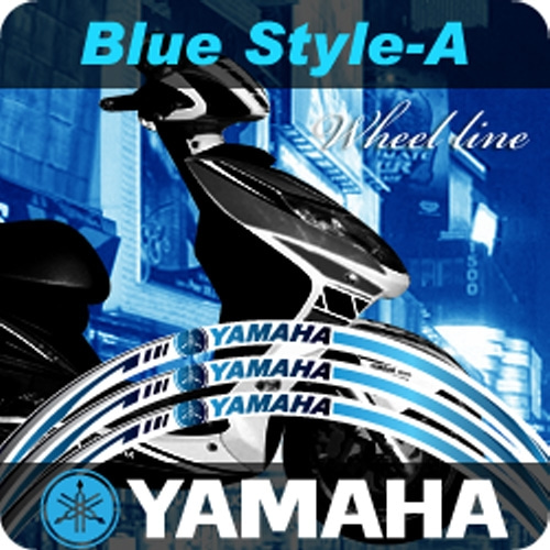 [바이크팩토리]야마하 YAMAHA 휠테이프 고급형 4D 휠테이프 휠라인 휠데칼 휠스티커 - 10인치 범용