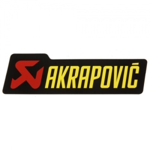 [바이크팩토리]AKRAPOVIC 내열스티커 中 150mm