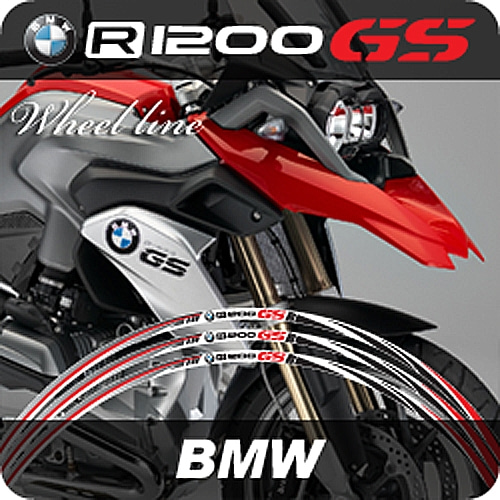 [바이크팩토리]BMW R1200GS 고급형 4D 휠테이프 휠라인 휠데칼 휠스티커
