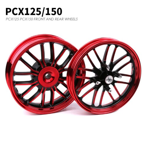 [해외]PCX125/150 (18-19) 크롬 튜닝휠 앞뒤세트 (색상선택가능)