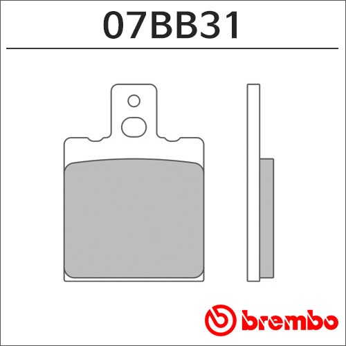 [바이크팩토리]브렘보 애프터마켓 브레이크 패드 (파츠넘버 07BB3135)