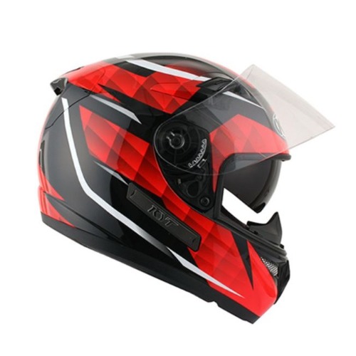 [바이크팩토리]KYT BLACK RED VENOM 풀페이스 헬멧