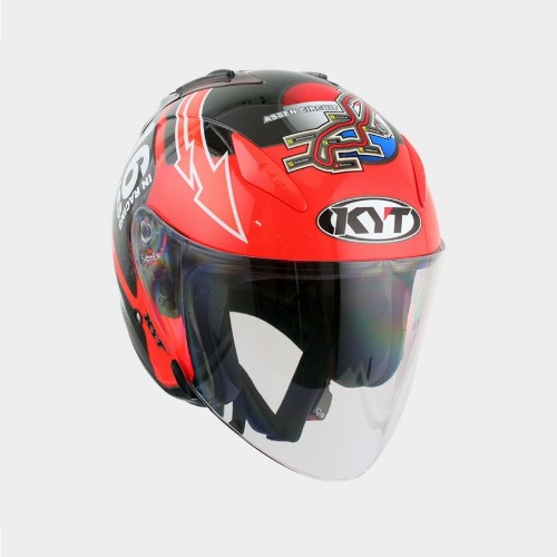 [바이크팩토리]KYT GP16 ASSNEN 오픈페이스 헬멧