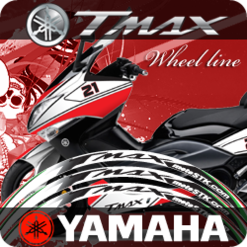 야마하 T-MAX SP1 휠스티커 [바이크팩토리]