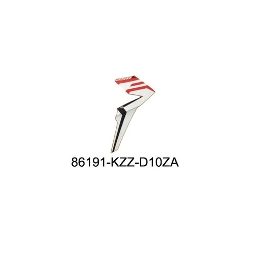 [해외]CRF250L (17-18) 우측 프론트 커버 스티커 (태국 정품) 파츠 넘버 : 86191-KZZ-D10ZA