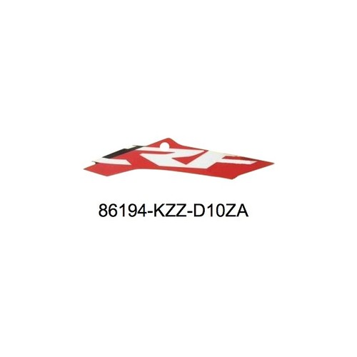[해외]CRF250L (17-18) 좌측 센터 카울 스티커 (태국 정품) 파츠 넘버 : 86194-KZZ-D10ZA