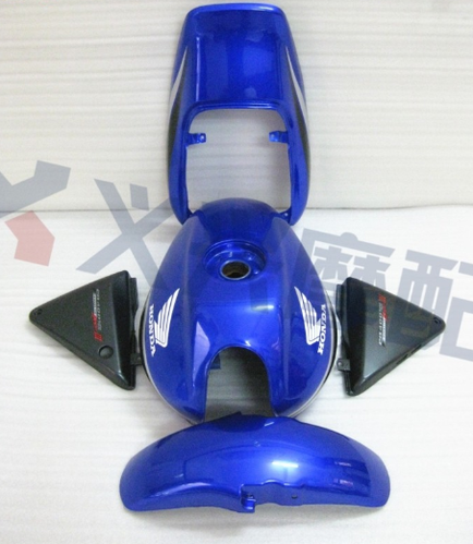 [해외]CB400 (96-98) 블루 풀카울 (기름탱크 포함)