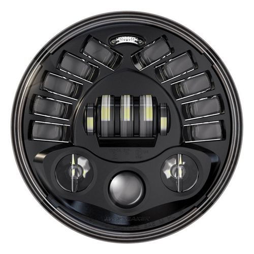 [해외]할리데이비슨 소프테일 J.W. Speaker 8790 LED 헤드라이트 마운트 인 블랙 (파츠넘버 : 0555051)