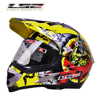 [해외]LS2 오프로드 헬멧 옐로우 워리어 - MX433