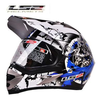 [해외]LS2 오프로드 헬멧 화이트 워리어 - MX433