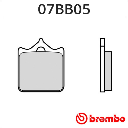 [바이크팩토리]브렘보 애프터마켓 브레이크 패드 (파츠넘버 07BB05)