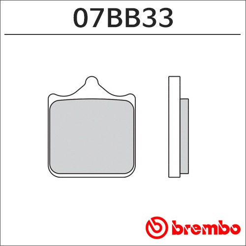[바이크팩토리]브렘보 애프터마켓 브레이크 패드 (파츠넘버 07BB33)