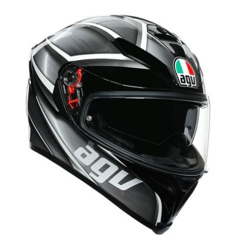 [바이크팩토리]AGV K-5 SV TEMPEST BLACK SILVER 풀페이스 헬멧