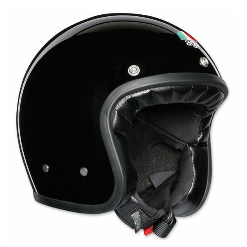 [바이크팩토리]AGV 에이지브이 X70 글로스 블랙 오픈페이스 헬멧
