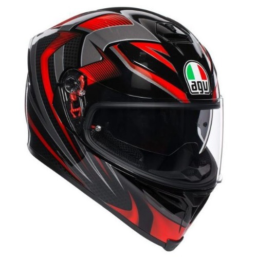 [바이크팩토리]AGV 에이지브이 K-5 SV 허리케인 2.0 블랙/레드 풀페이스 헬멧