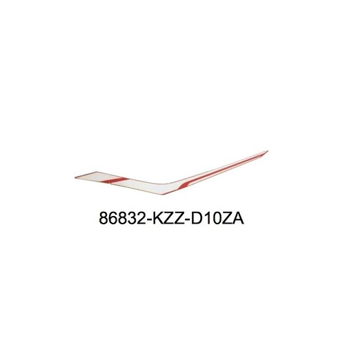 [해외]CRF250L (17-18) 좌측 리어 커버 스티커 (태국 정품) 파츠 넘버 : 86832-KZZ-D10ZA