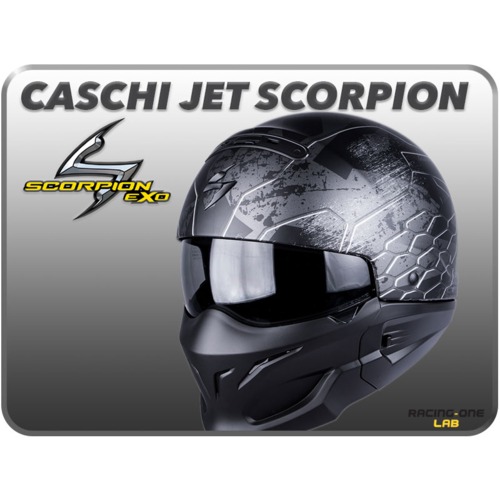 [해외]CASCHI JET 스콜피온 EXO-COMBAT RETNIK 오토바이 헬멧 (무광블랙) (파츠넘버 : 82-223-10) (사이즈 선택 가능)