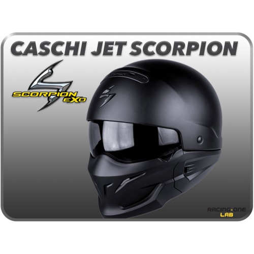 [해외]CASCHI JET 스콜피온 EXO-COMBAT SOLID 오토바이 헬멧 (무광블랙) (파츠넘버 : 82-100-10) (사이즈 선택 가능)