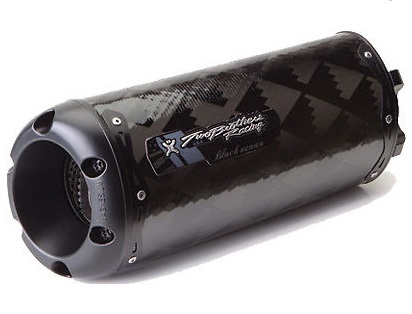 [해외]ZX-6R (13-14) 투브라더스 Black Series Slip-On Exhaust Carbon Fiber
